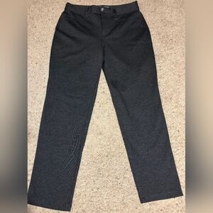 Croft & Barrow Secretly Slimming Ponte Pants Heather Charcoal - Size 8 Short